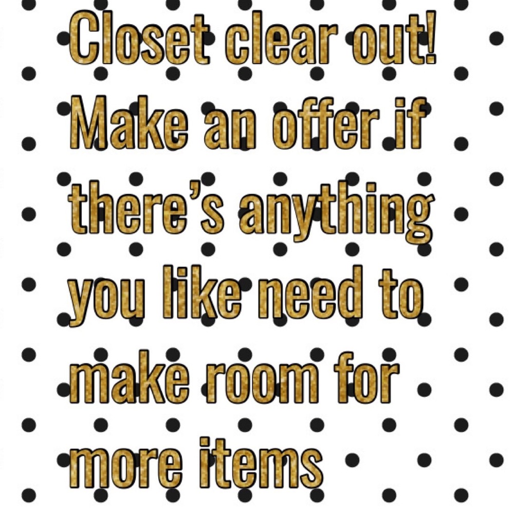 Clearing out my closet